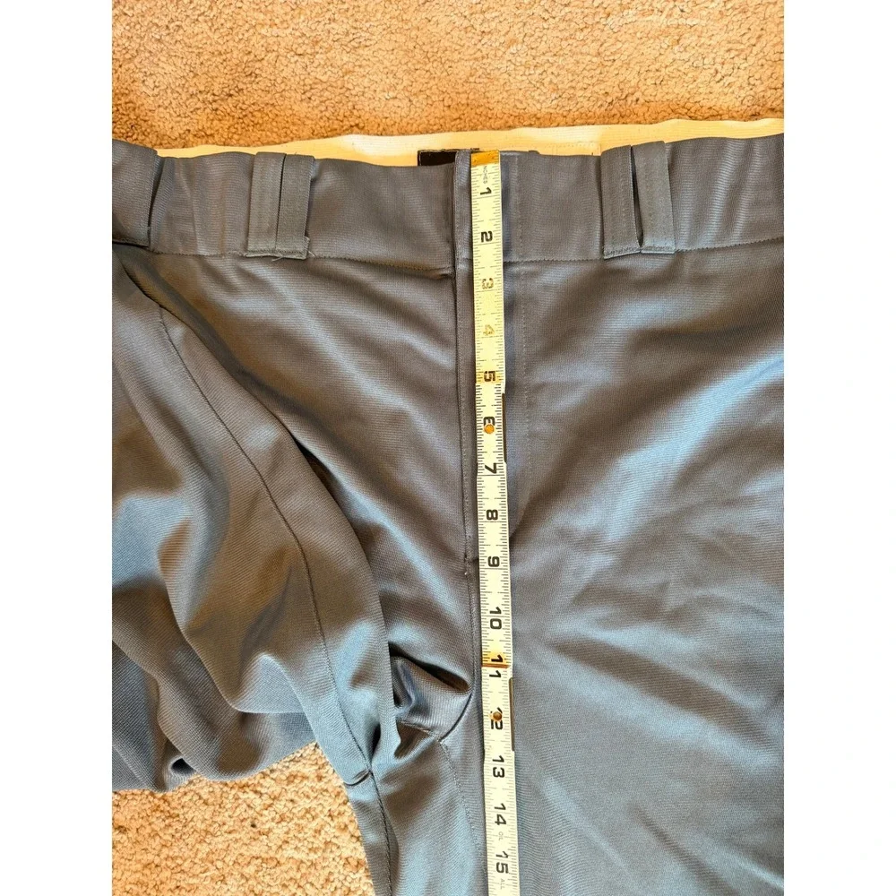 Adidas‎ Climalite Mens Gray Baseball Pants 3XL Athletic Performance Side Stripe